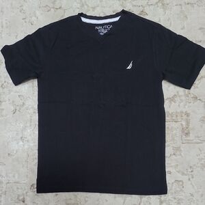 Nautica Men's Short Sleeve Black Tee